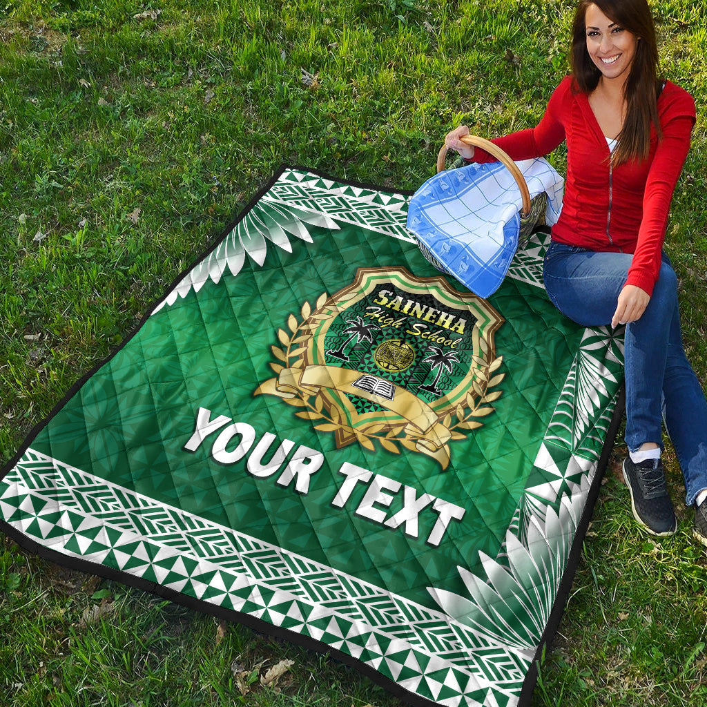 (Custom Personalised) Tonga Saineha High School Premium Quilt Simplified Version LT8 - Polynesian Pride