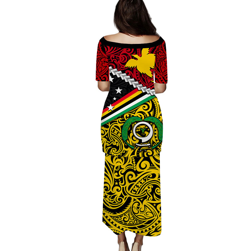 PNG Torba Day Puletasi Dress Happy Day LT6 - Polynesian Pride