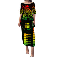 Kakau Hawaiian Polynesian Puletasi Dress Reggage LT6 Women Reggage - Polynesian Pride