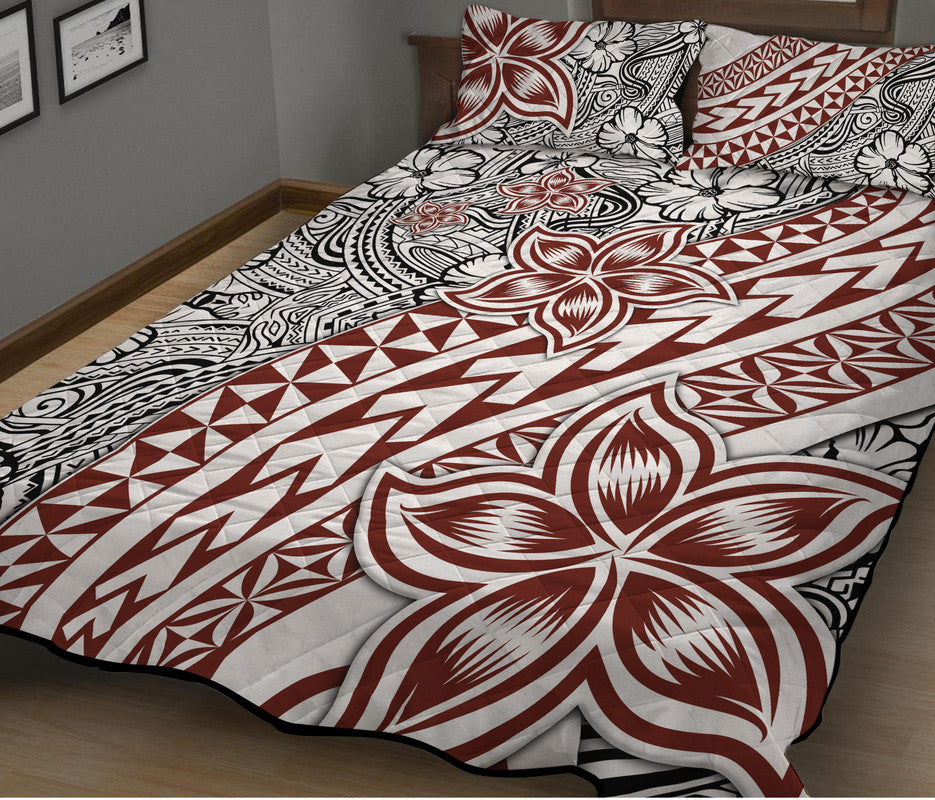 Traditional Polynesian Tribal Tattoo Retro Quilt Bed Set LT9 - Polynesian Pride
