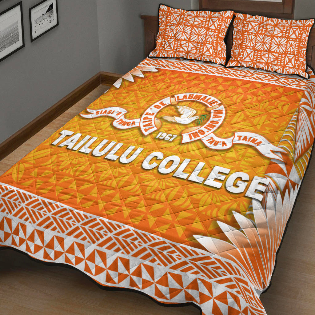 Tonga Tailulu College Quilt Bed Set Simplified Version LT8 - Polynesian Pride