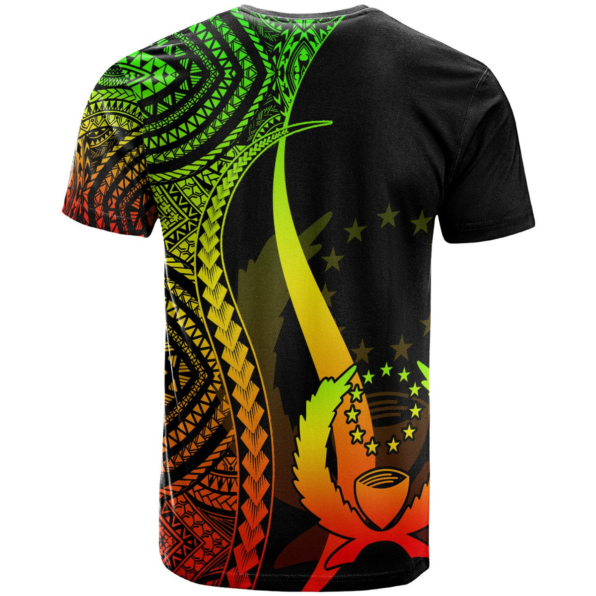 Pohnpei T Shirt Reggae Micronesian Tentacle Tribal Pattern - Polynesian Pride