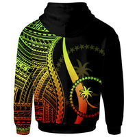 Chuuk Custom Hoodie Reggae Tentacle Tribal Pattern - Polynesian Pride