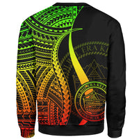 Palau Sweatshirt - Reggae Polynesian Tentacle Tribal Pattern Crest - Polynesian Pride