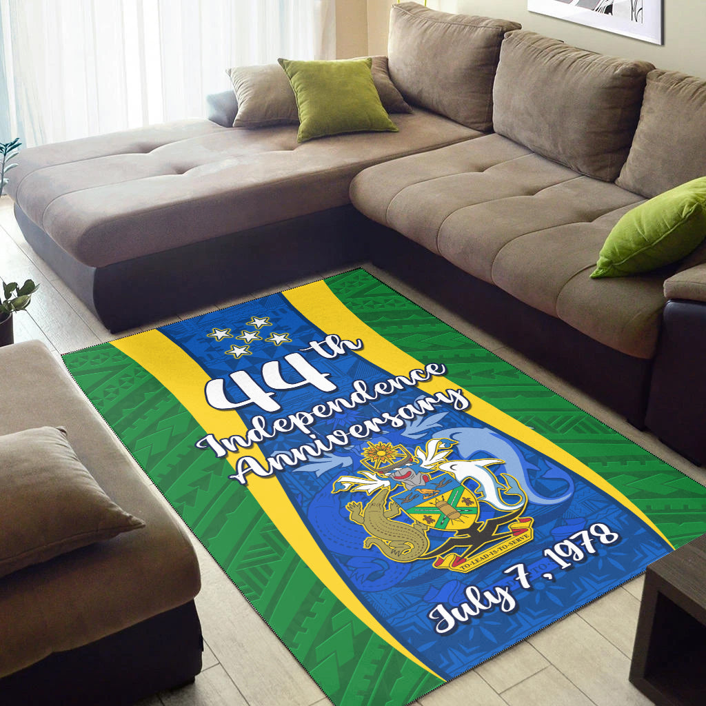 Solomon Islands Day Area Rug 44 Years Independence Anniversary LT13 - Polynesian Pride