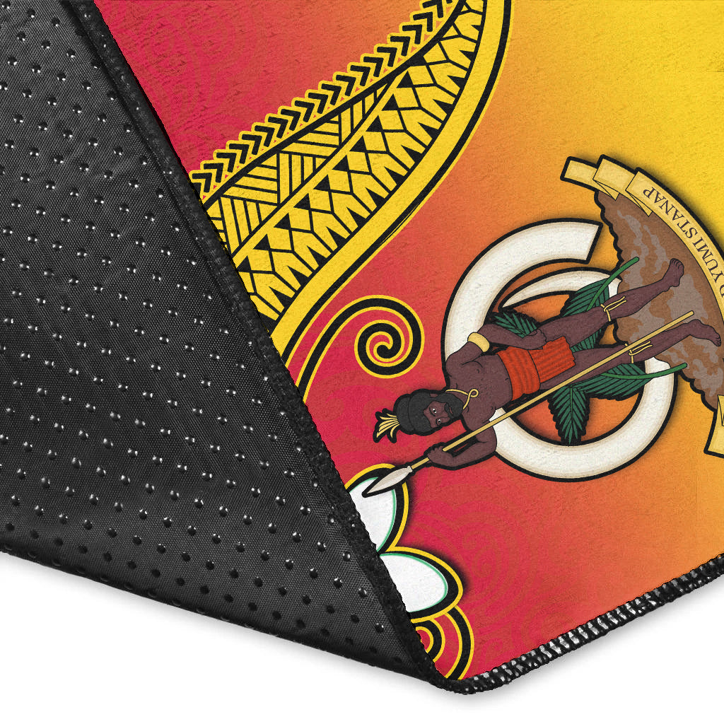 Vanuatu Novelty Area Rug Frangipani Tropical Spa Flower LT13 - Polynesian Pride