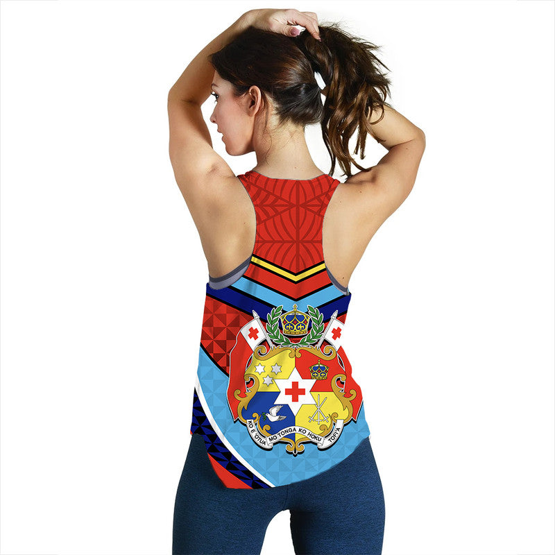 Tonga Mate Ma'a Rugby Women Tank Top Jersey LT6 - Polynesian Pride