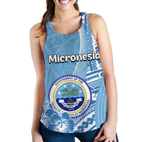Micronesia Women Tank Top Vibe Style LT6 Blue - Polynesian Pride