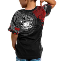 Samoa Polynesian Custom T shirt Polynesian Chain Style - Polynesian Pride