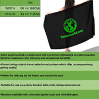 Kanaka Maoli (Hawaiian) Sarong - Sea Turtle Tropical Hibiscus And Plumeria - Polynesian Pride