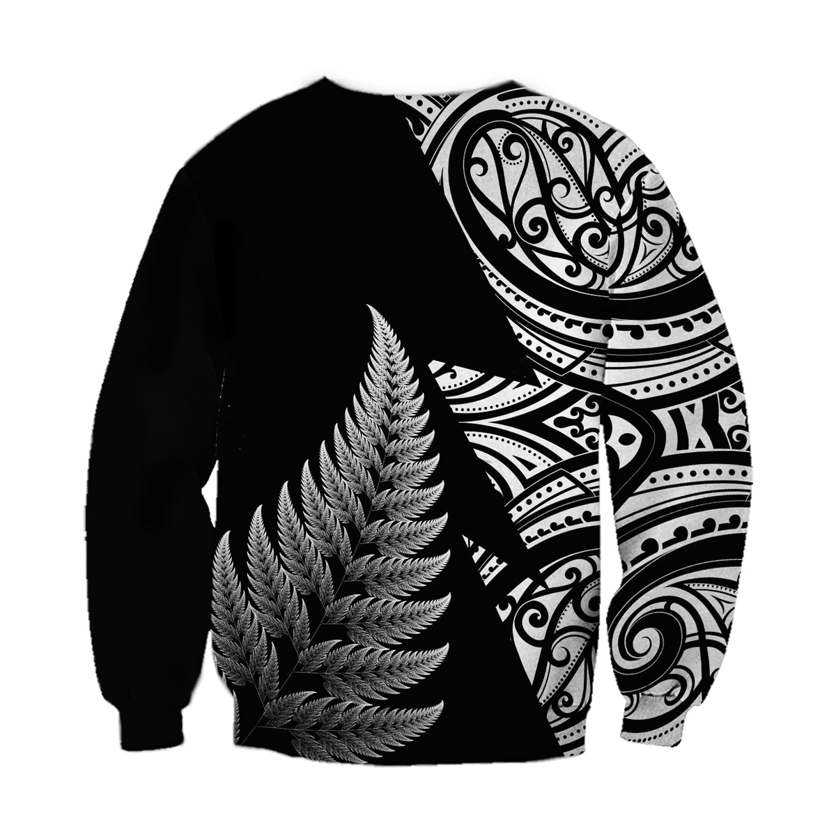 New Zealand Rugby Sweatshirt - Aotearoa Maori Style LT13 - Polynesian Pride