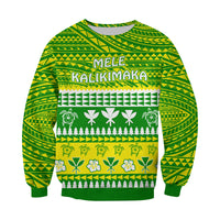 Hawaii Christmas Sweatshirt Polynesian Mele Kalikimaka Santa Claus LT13 - Polynesian Pride