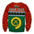 (Custom Personalised) Penama Province Sweatshirt Vanuatu Pig Tusk Polynesian Flag Style LT14 - Polynesian Pride