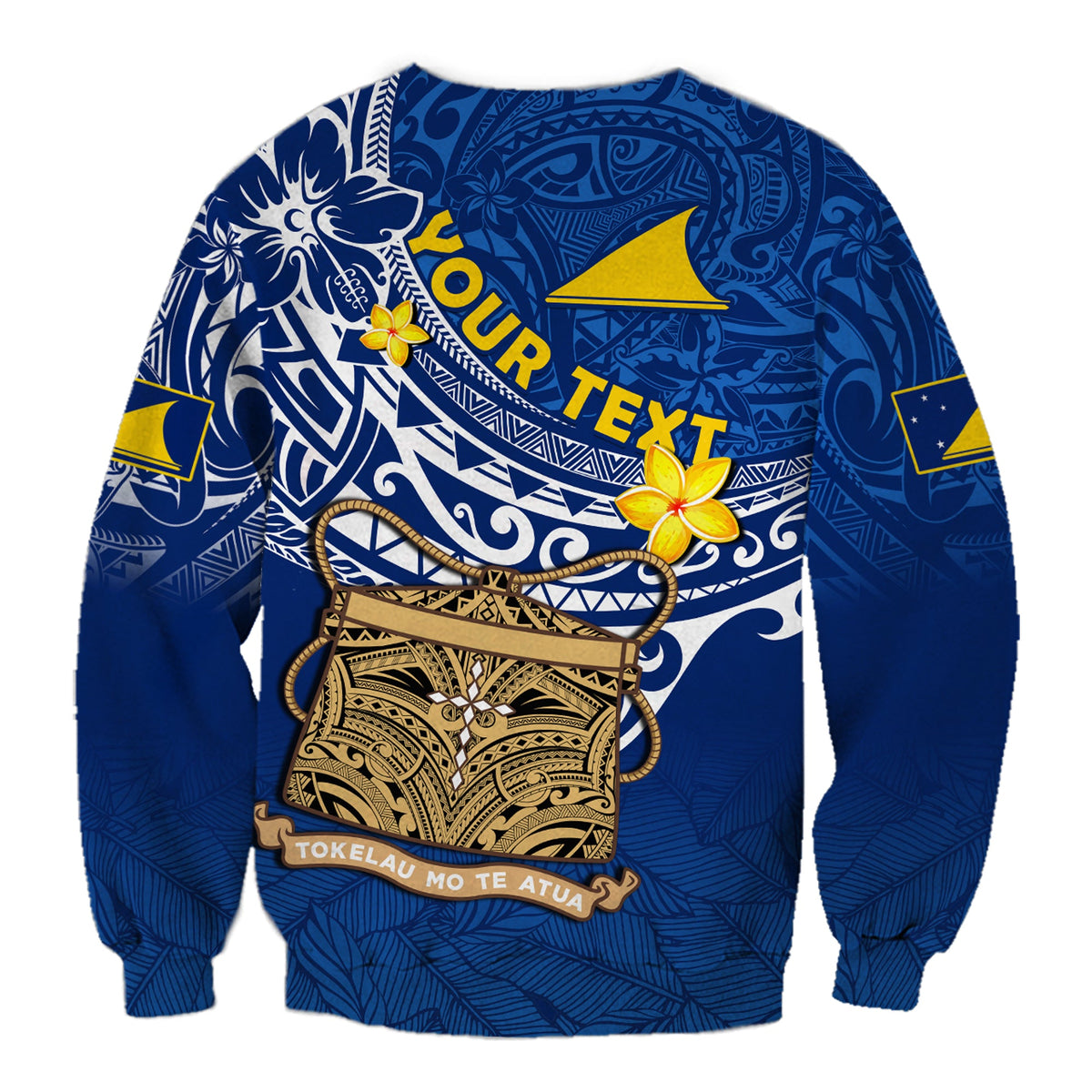 (Custom Personalised) Tokelau Sweatshirt National Badge Polynesian Happy 74th Independence Anniversary LT14 - Polynesian Pride