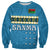 (Custom Personalised) Sanma Province Sweatshirt Vanuatu Pig Tusk Polynesian Flag Style LT14 - Polynesian Pride