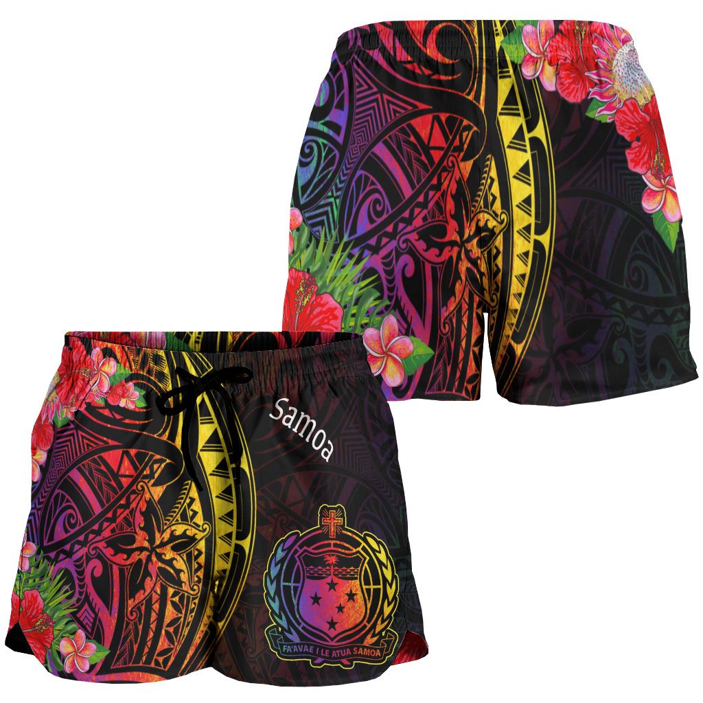 Samoa Women's Shorts - Tropical Hippie Style - Polynesian Pride