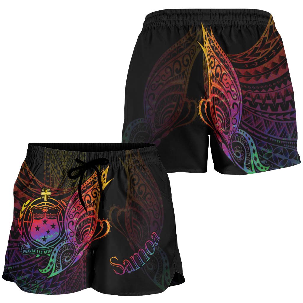 Samoa Women's Shorts - Butterfly Polynesian Style - Polynesian Pride