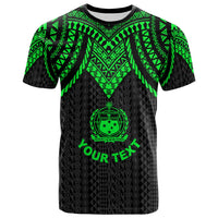 Samoa Custom T Shirt Polynesian Armor Style Green Unisex Art - Polynesian Pride