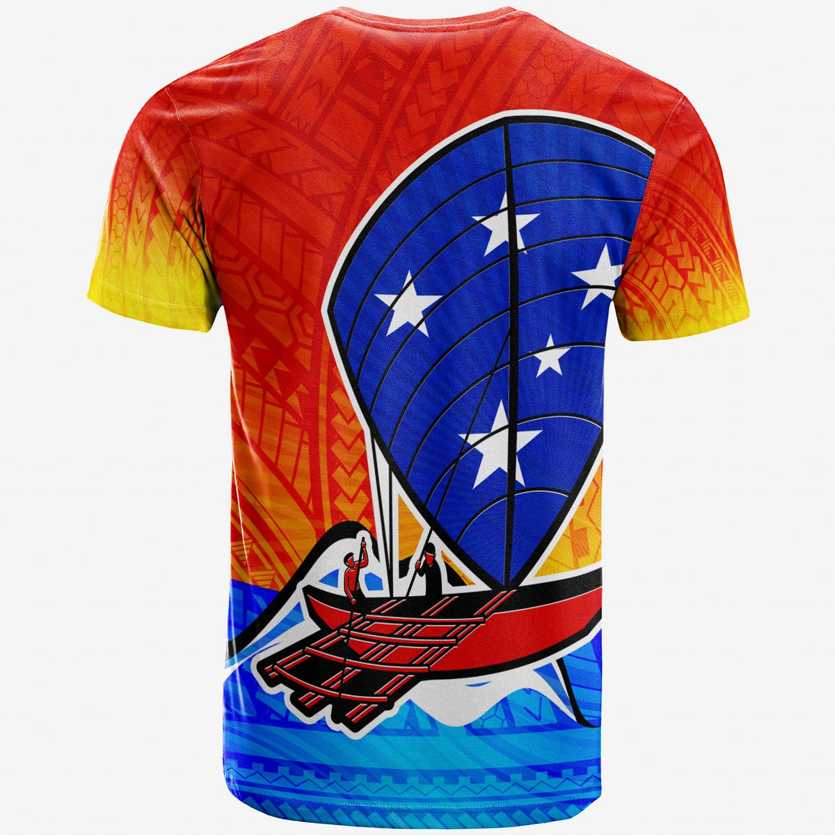 Samoa Custom T Shirt Polynesian Samoa Boat - Polynesian Pride