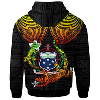 Samoa Zip up Hoodie Lizard Good Chest - Polynesian Pride