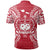 Samoa Polo Shirt Samoan Coat Of Arms Map Polynesian Tattoo Red White - Polynesian Pride