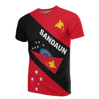 Papua New Guinea T Shirt PNG Flag SAndaun Province Flag Unisex Red - Polynesian Pride