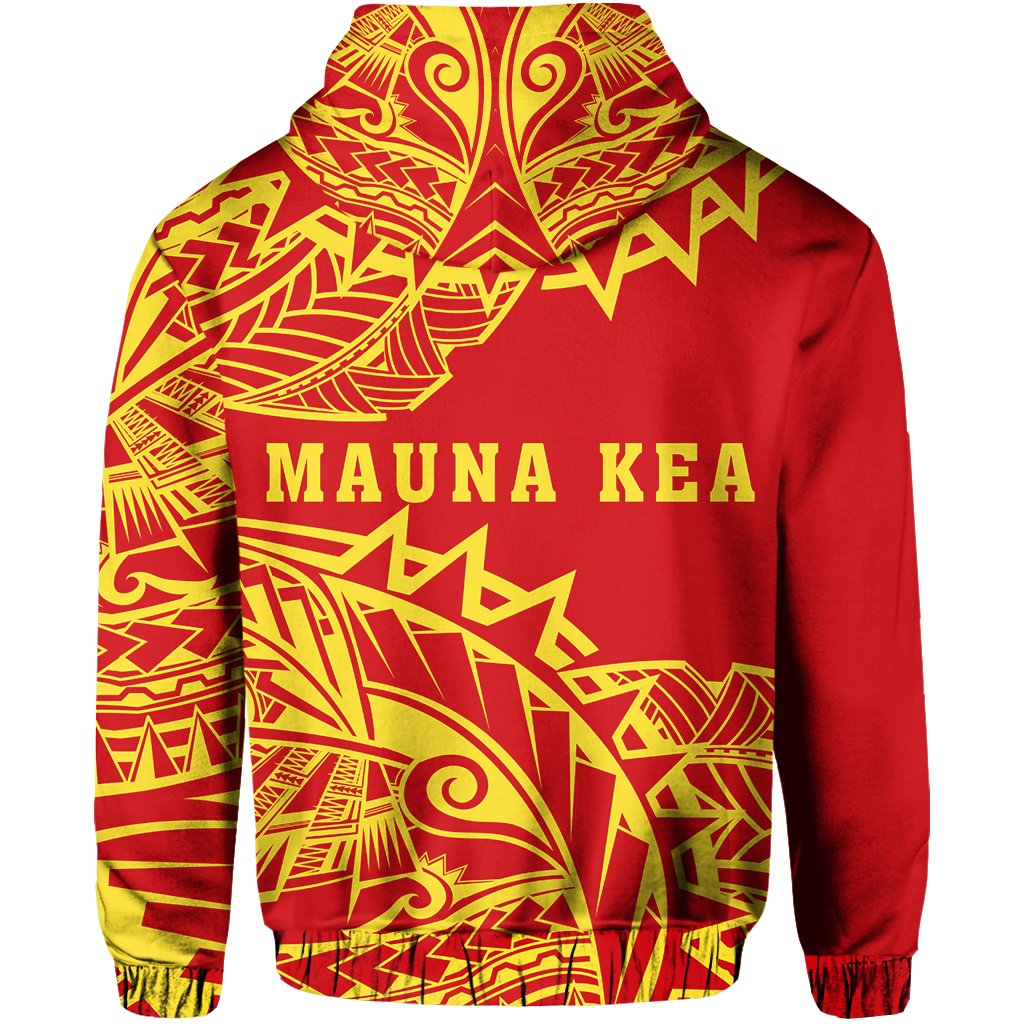 Hawaiian Mauna Kea Polynesian Zipper Hoodie Viva Style - Polynesian Pride
