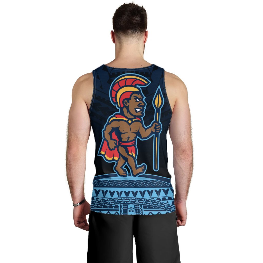 Hawaiian - Polynesian Kanaka Warrior Men's Tank Top - Strong Style - AH - Polynesian Pride