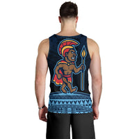 Hawaiian - Polynesian Kanaka Warrior Men's Tank Top - Strong Style - AH - Polynesian Pride
