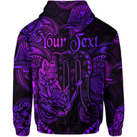 Custom Scorpio Zodiac Polynesian Hoodie Unique Style Purple LT8 - Polynesian Pride