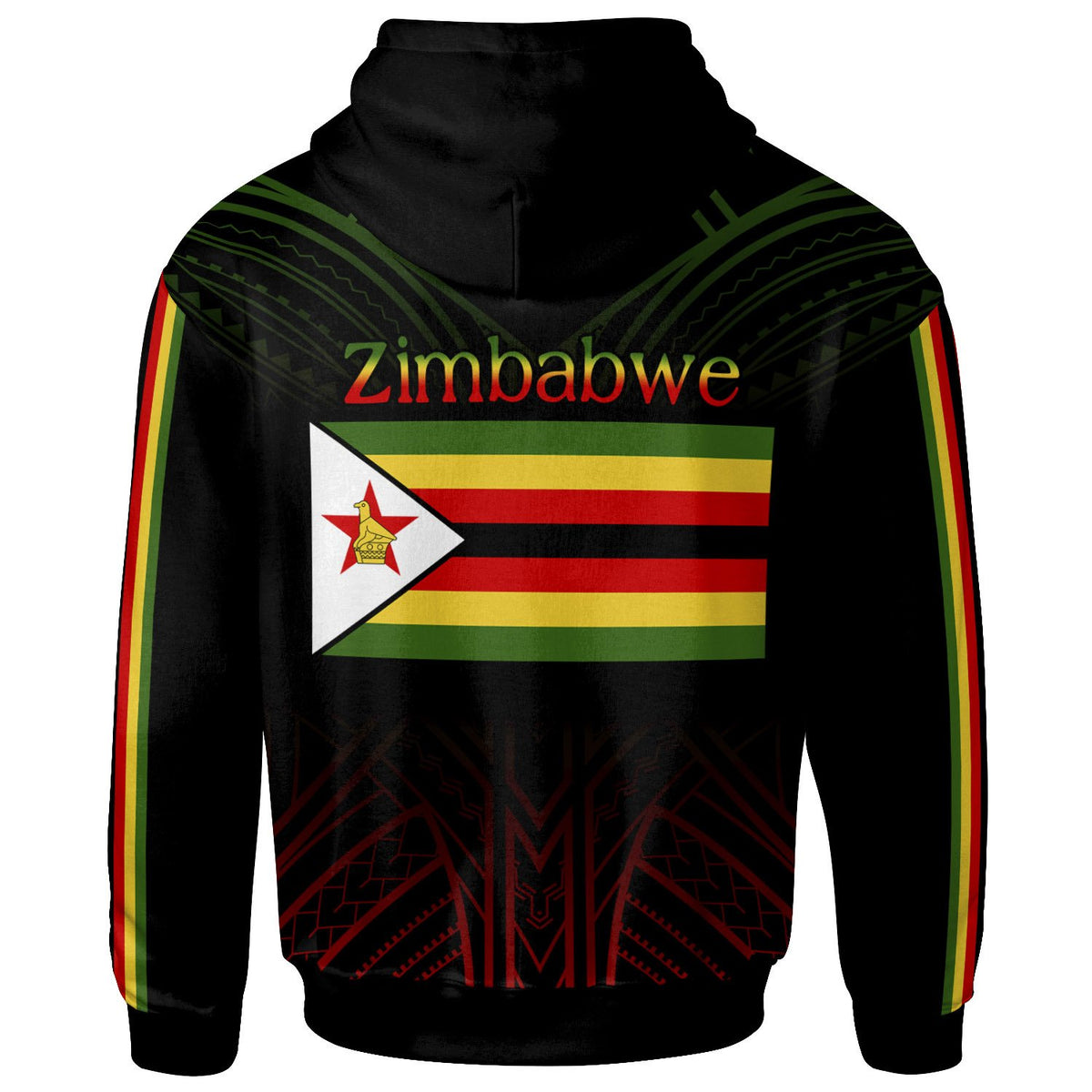 Zimbabwe Hoodie Lion Style - Polynesian Pride