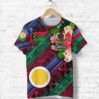 Vanuatu Shefa T Shirt Independence Be Proud LT8 Blue - Polynesian Pride