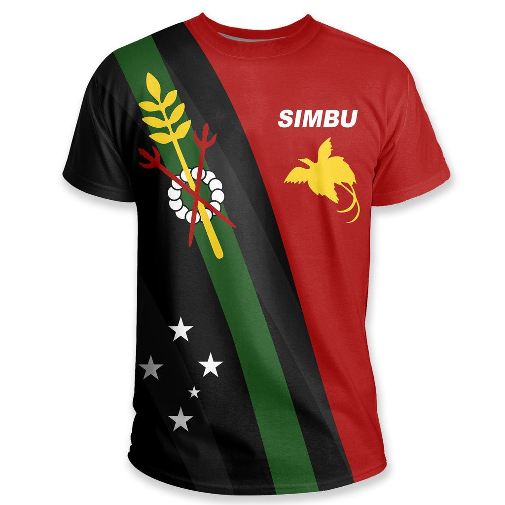 Simbu Papua New Guinea T Shirt Unisex Black - Polynesian Pride