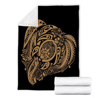 Simple Premium Blankets Gold AH - Polynesian Pride