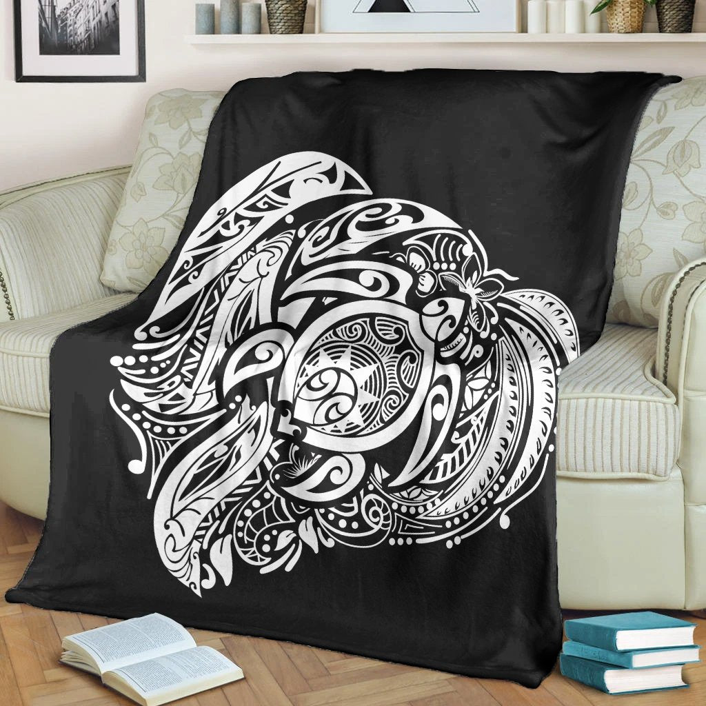 Simple Premium Blankets White AH - Polynesian Pride
