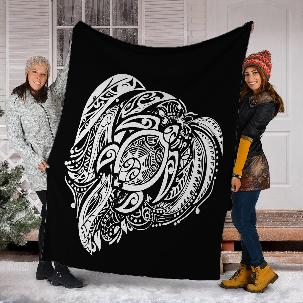 Simple Premium Blankets White AH - Polynesian Pride