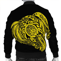 Simple Bomber Jacket Yellow AH - Polynesian Pride