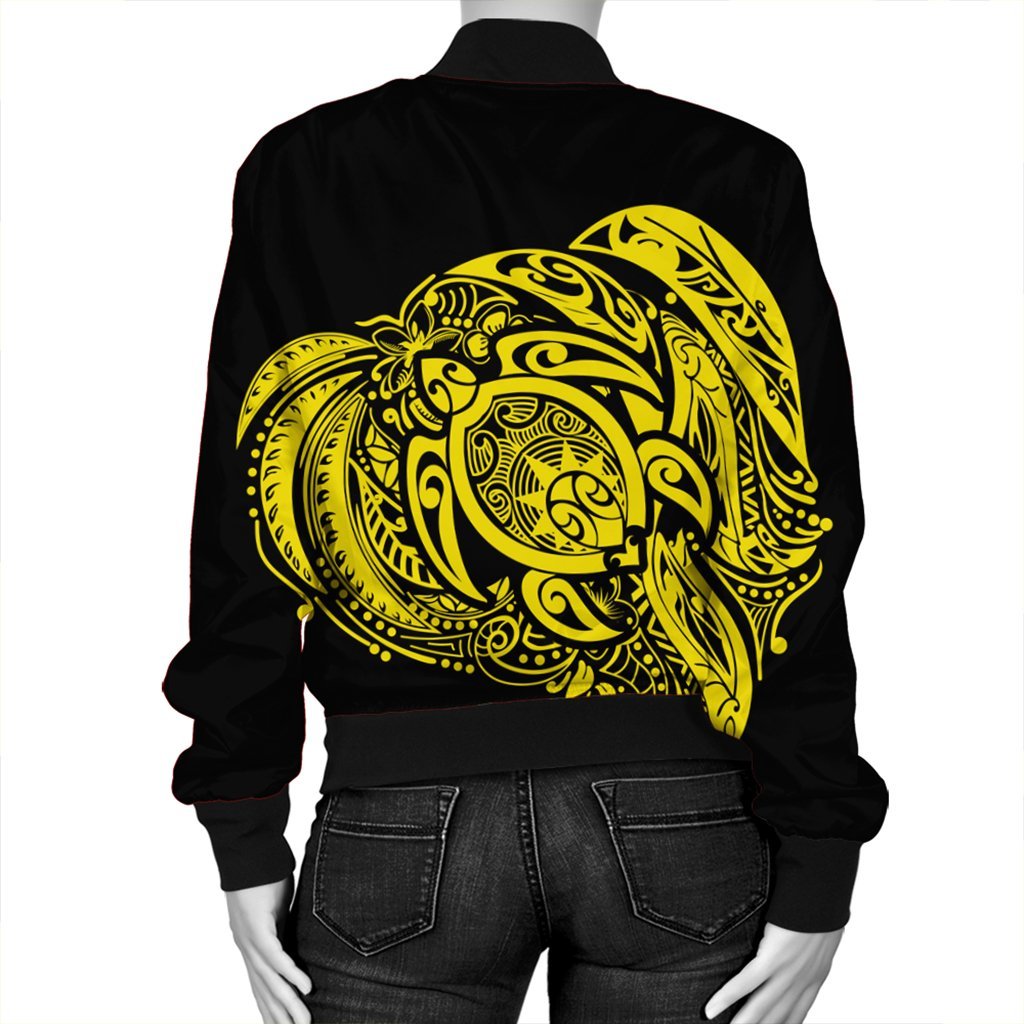 Simple Bomber Jacket Yellow AH - Polynesian Pride