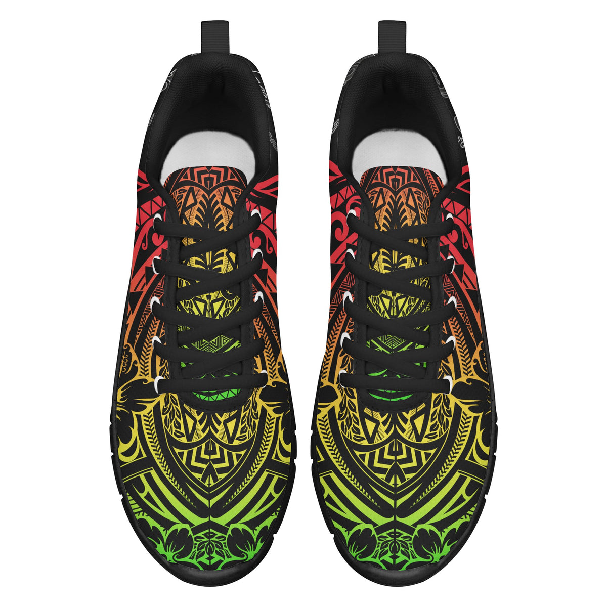 Hawaii Hibiscus Polynesian Sneakers - Colorful Style - AH - Polynesian Pride
