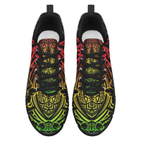 Hawaii Hibiscus Polynesian Sneakers - Colorful Style - AH - Polynesian Pride