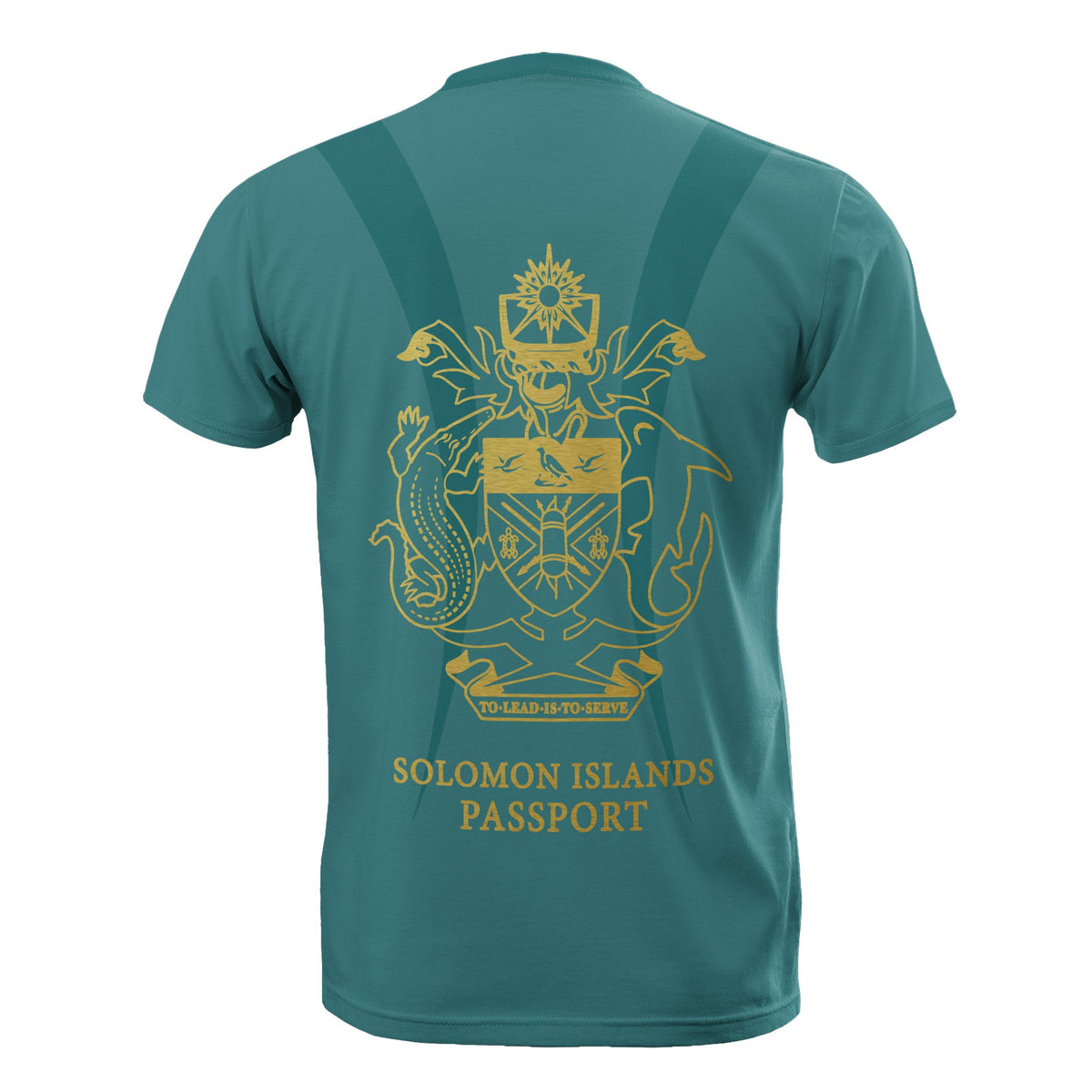 Solomon Islands All Over Print T Shirt Solomon Islands Passport - Polynesian Pride
