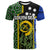 Custom South Sea Islanders Flag Style T Shirt Vanuatuan LT6 Black - Polynesian Pride