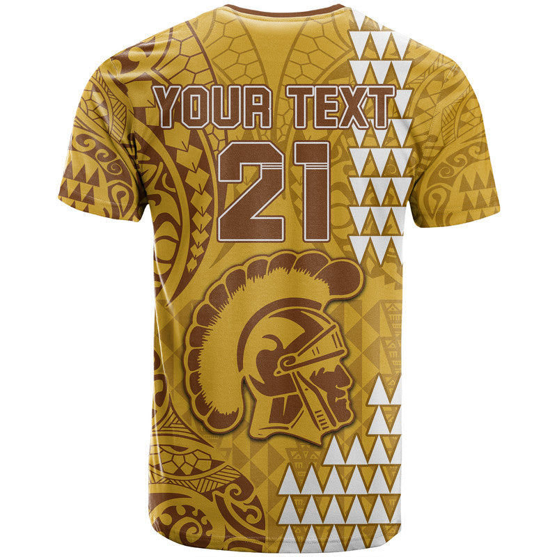 Custom Hawaii Mililani High School T Shirt Tribal Kakau LT9 - Polynesian Pride