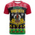 Vanuatu Tribal Polynesian Christmas Vibe T Shirt LT9 Red - Polynesian Pride