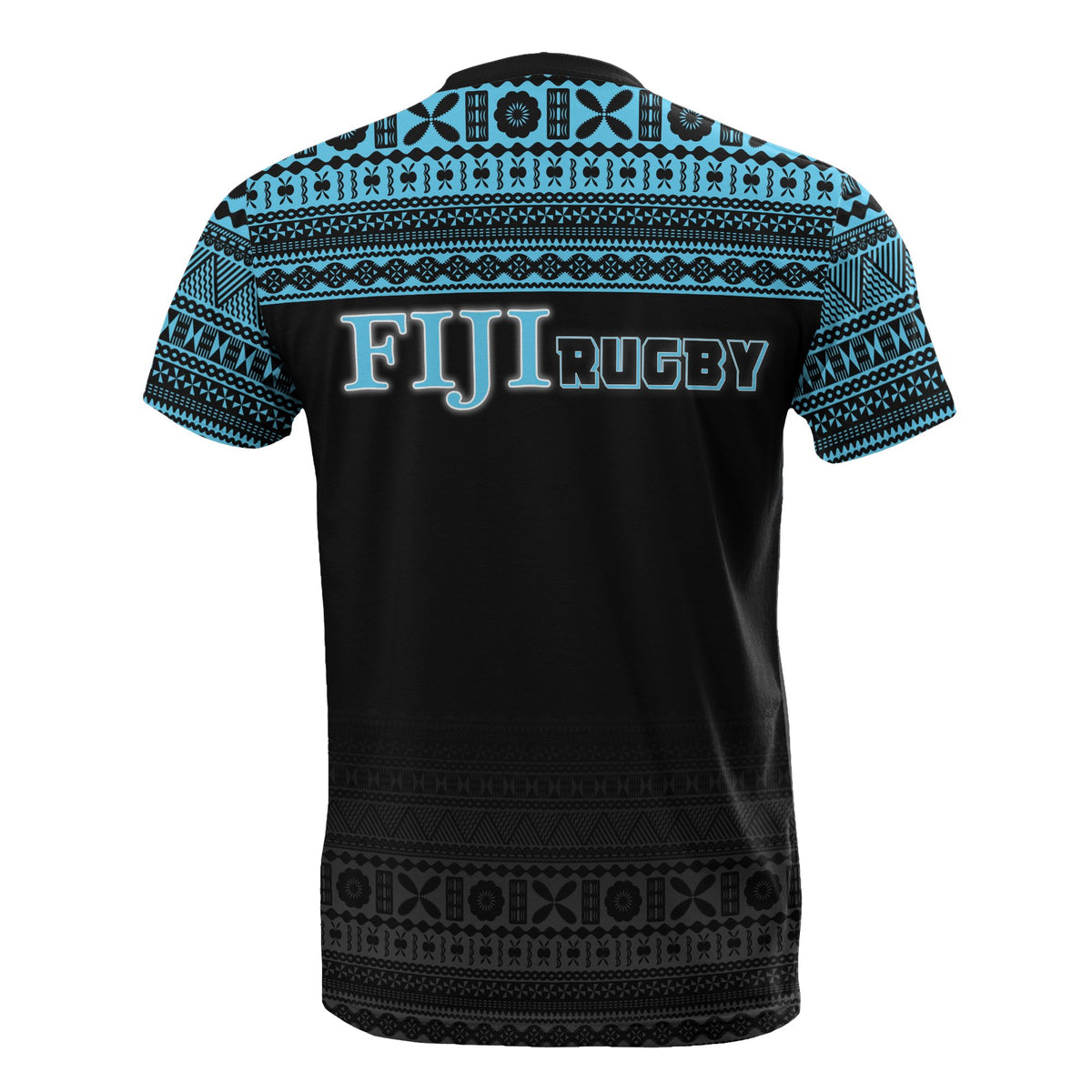 Fiji T Shirt Rugby Fijian Tapa Pattern - Polynesian Pride