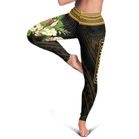 Tokelau Leggings - Polynesian Gold Patterns Collection - Polynesian Pride