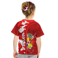 Tonga Unique T Shirt Kid Camouflage With Tongan Pattern LT13 - Polynesian Pride