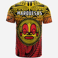 Marquesas Islands T Shirt Mata Tiki Polynesian Pattern LT13 - Polynesian Pride