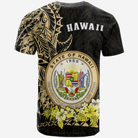 Hawaiian Polynesian T Shirt Gold Seal of Hawaii LT13 - Polynesian Pride