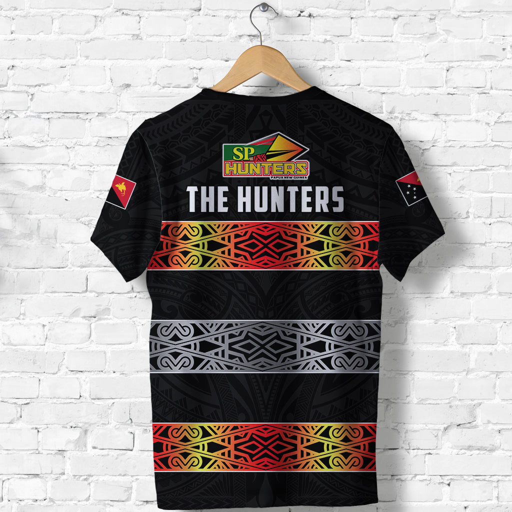 The Hunters PNG T Shirt Papua New Guinea Hunters Rugby LT13 - Polynesian Pride